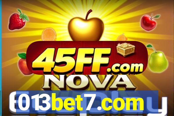 013bet7.com